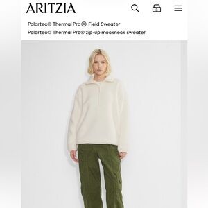 Aritzia TNA Polartec® Thermal Pro® Zip-Up Fleece – XS